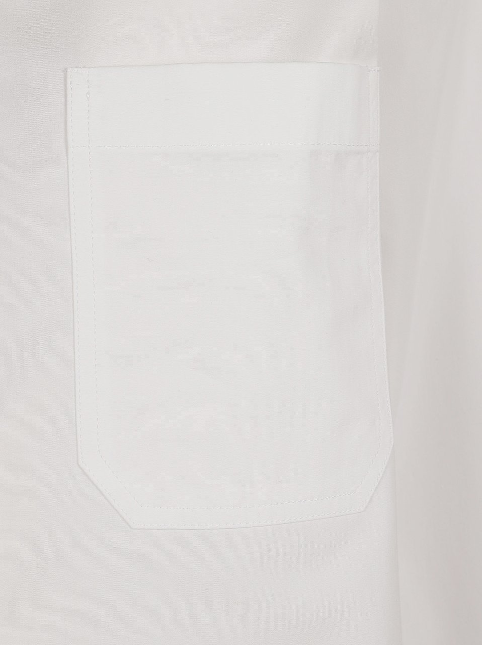 Max Mara Cropped Shirt with Fully Pleated Back and Asymmetrical Hem Wit