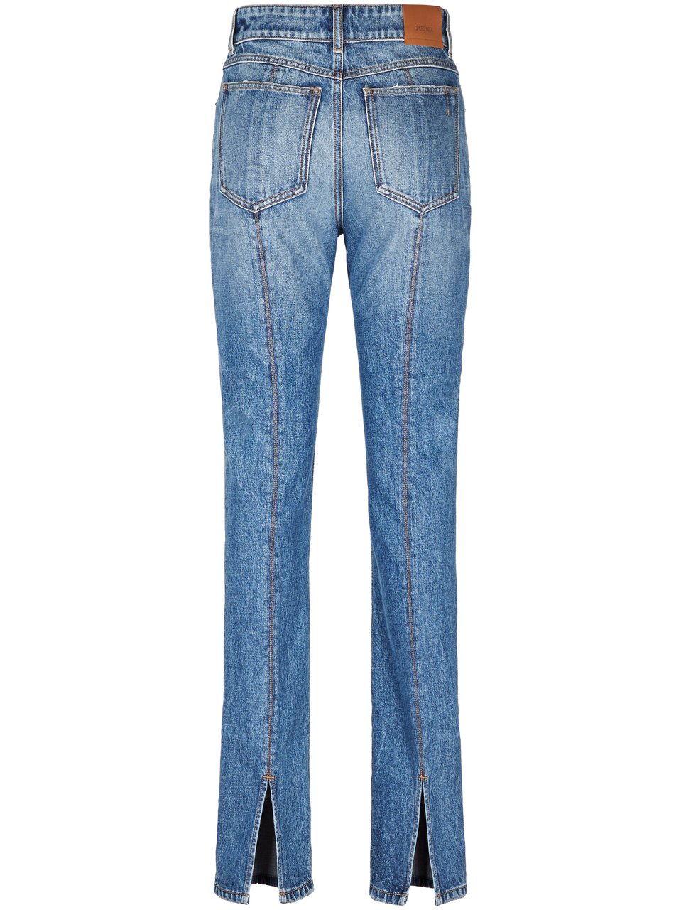 Max Mara Straight-Leg Denim Jeans with Classic Five-Pocket Design Blauw
