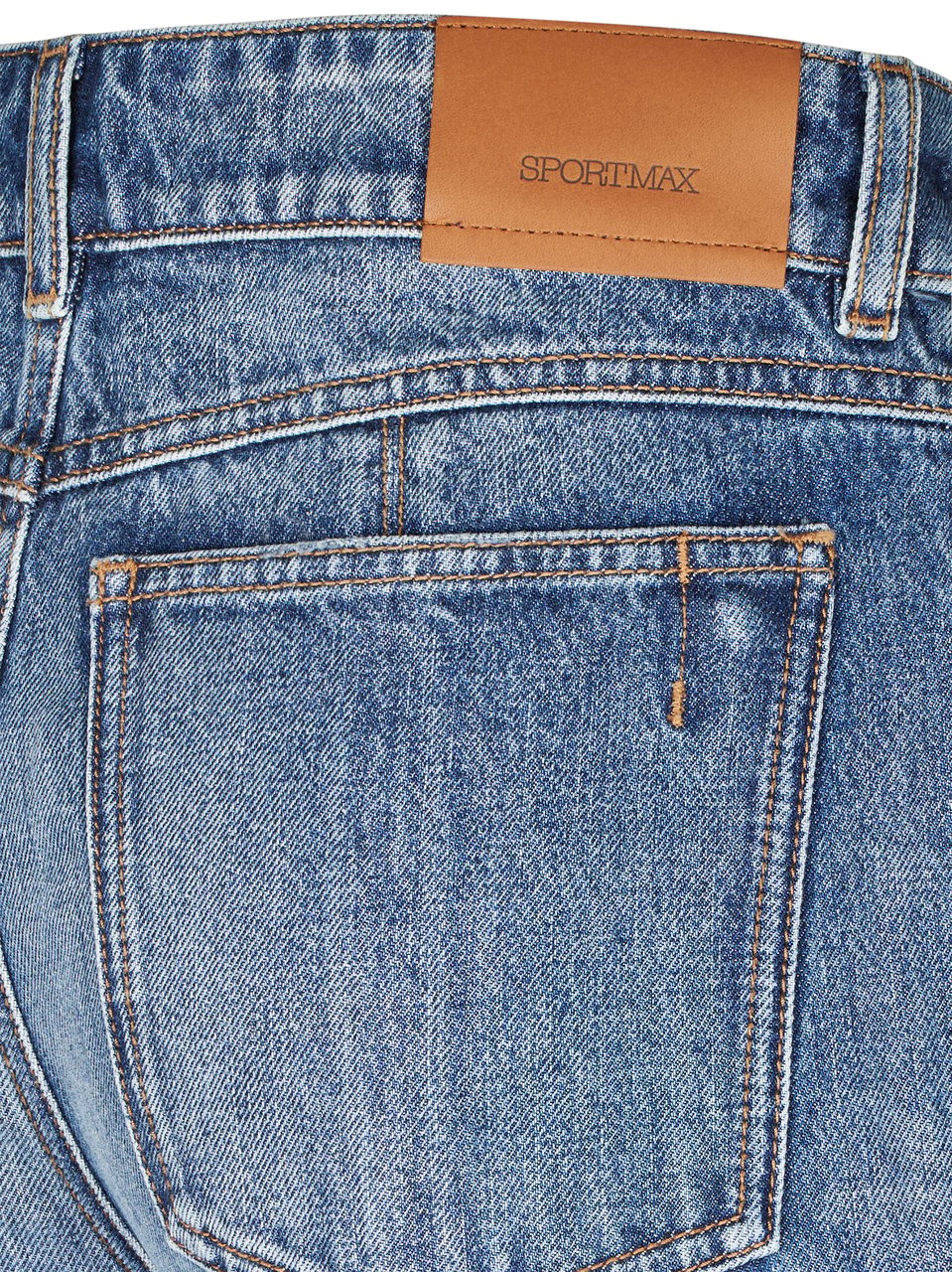 Max Mara Straight-Leg Denim Jeans with Classic Five-Pocket Design Blauw