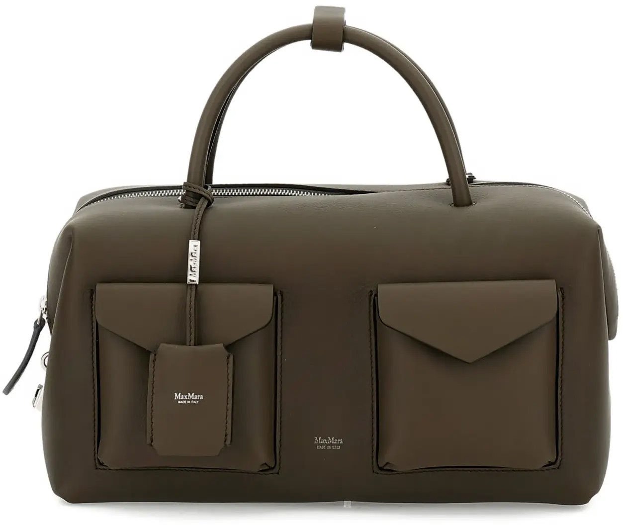 Max Mara Handbag Brown Groen