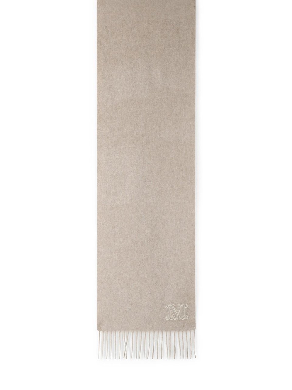 Max Mara 'Wsdalia' Sand Cashmere Scarf Neutraal