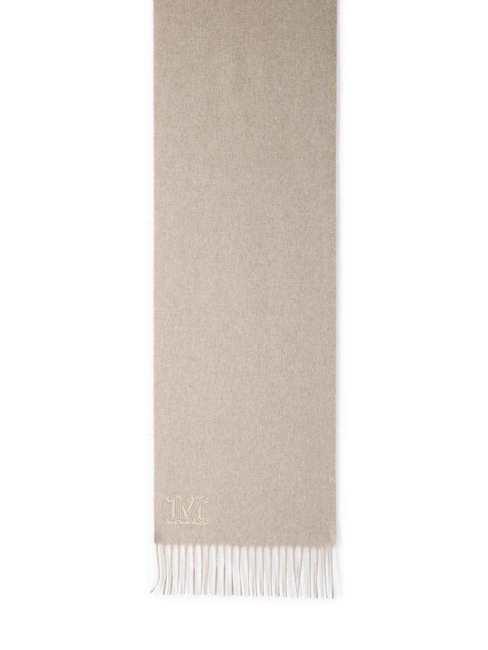 Max Mara 'Wsdalia' Sand Cashmere Scarf Neutraal