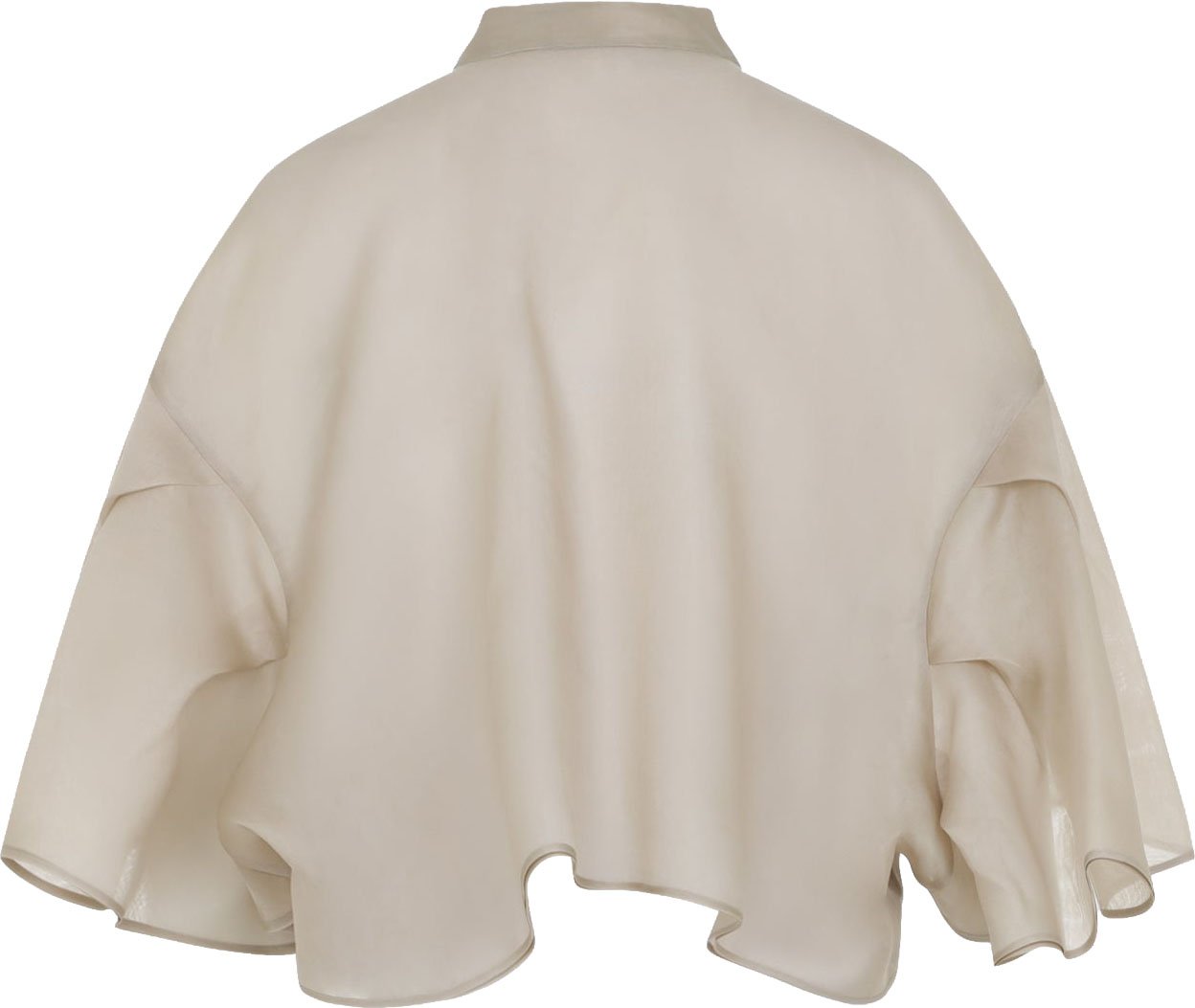 Max Mara Organza Cape Divers