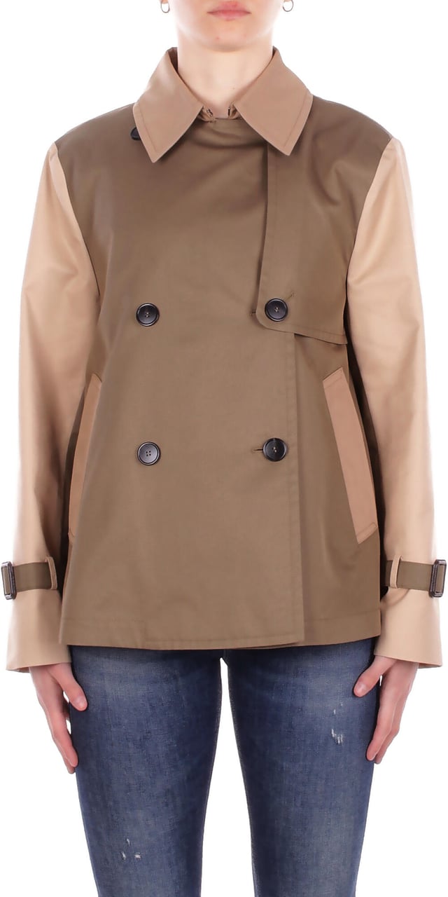 Max Mara Coats Fango Bruin