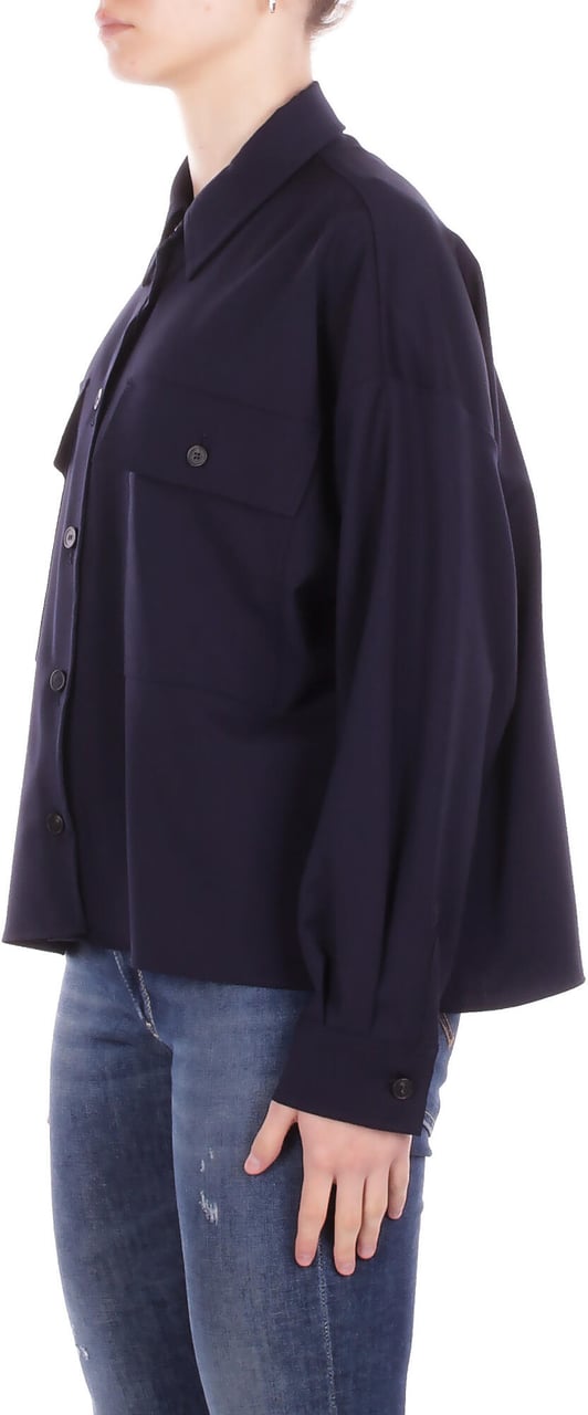 Max Mara Shirts Blue Blauw