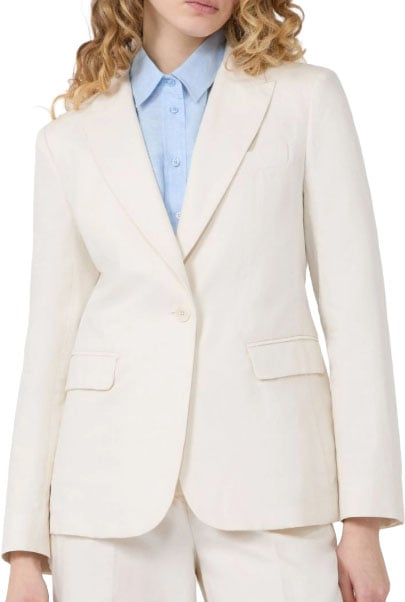 Max Mara Jackets Beige Wit