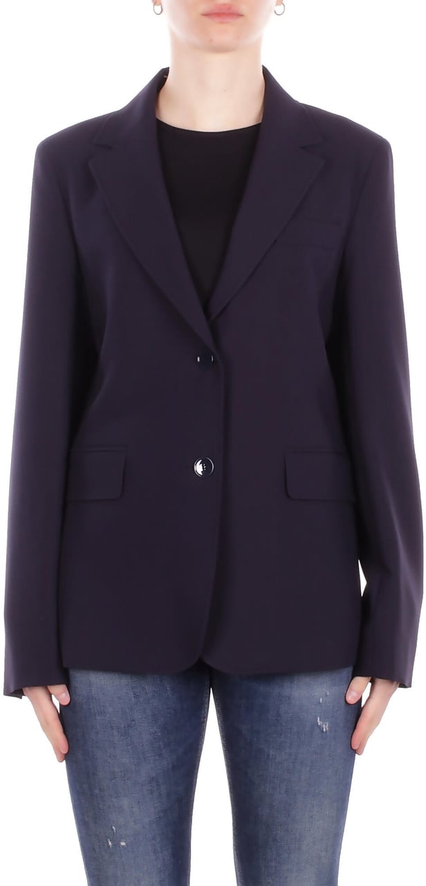 Max Mara Jackets Blue Navy