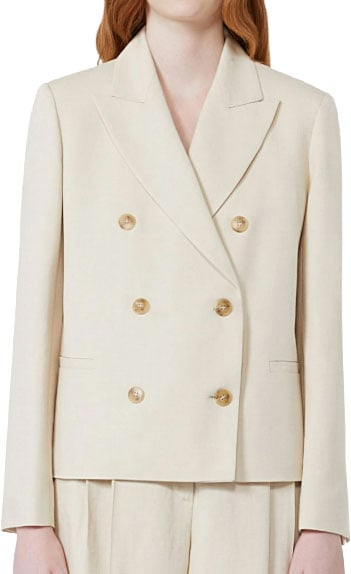 Max Mara Jackets Beige Wit