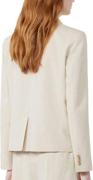 Max Mara Jackets Beige Wit