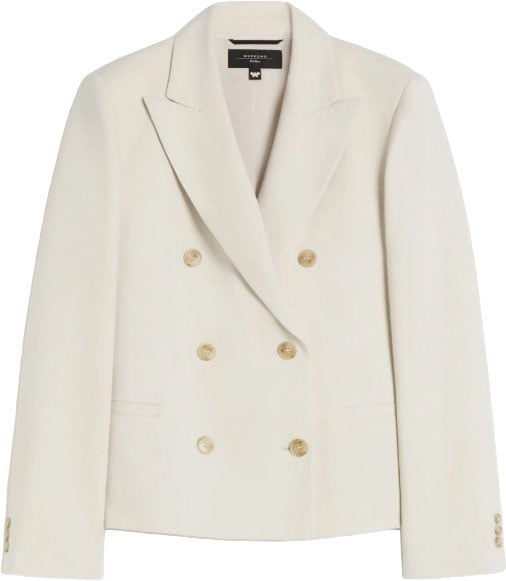 Max Mara Jackets Beige Wit