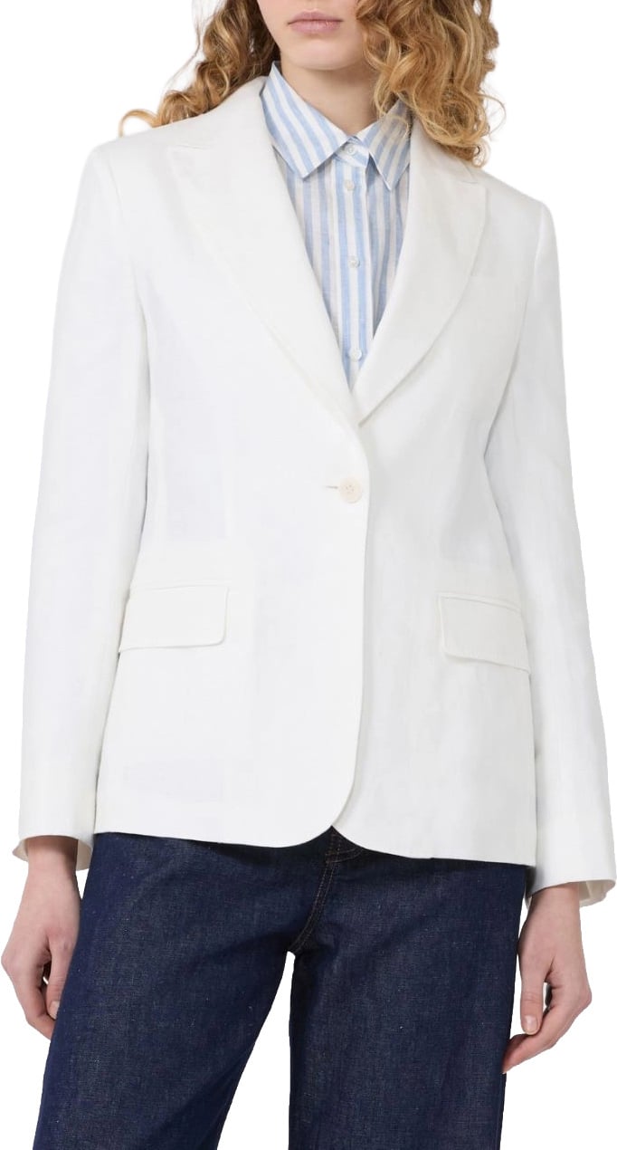 Max Mara Jackets White Wit
