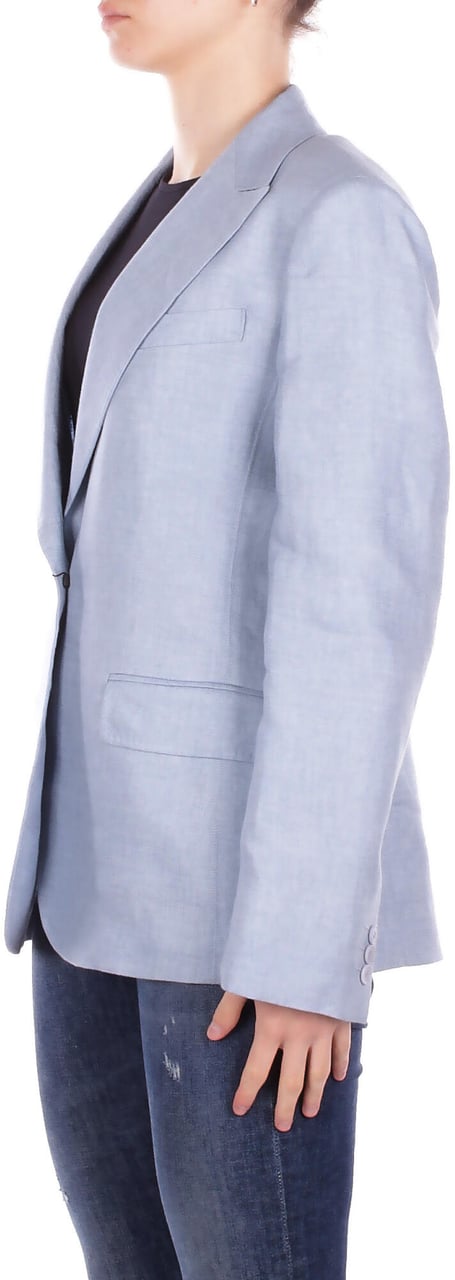 Max Mara Jackets Clear Blue Lichtblauw