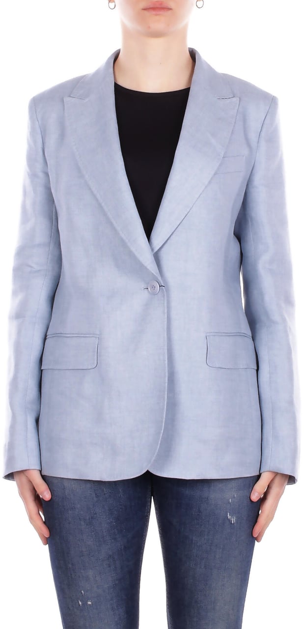 Max Mara Jackets Clear Blue Lichtblauw