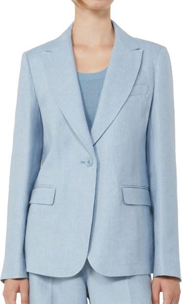 Max Mara Jackets Clear Blue Lichtblauw