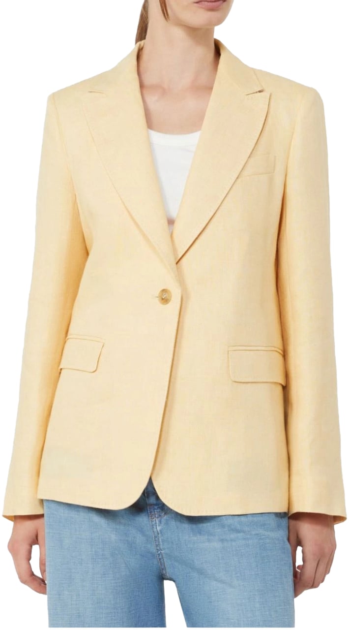 Max Mara Max Mara Weekend Wkdnalut Blazers Lichtgeel 2615041072600 Geel