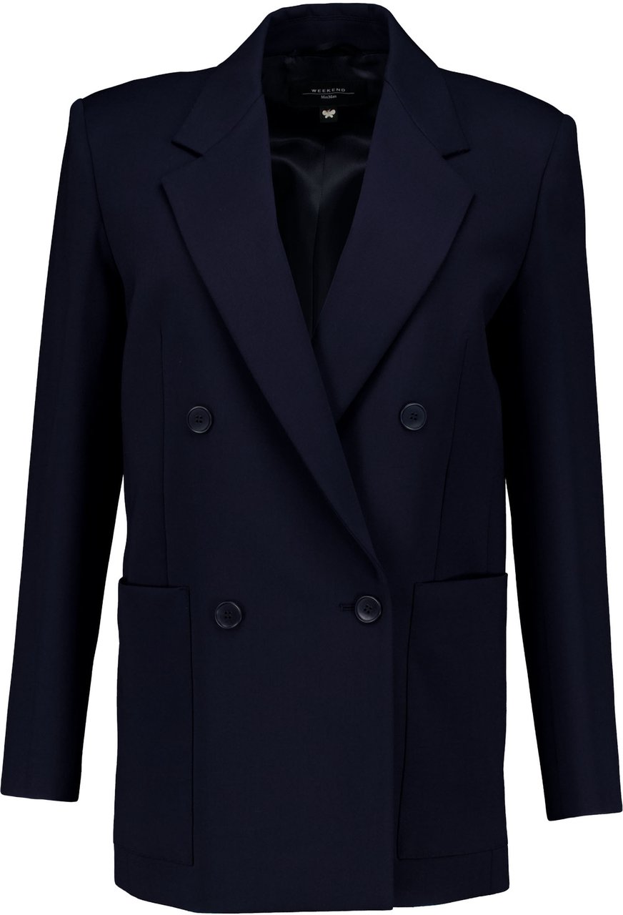Max Mara Max Mara Weekend Wkdveloce Blazers Donkerblauw 2615041081600 Blauw