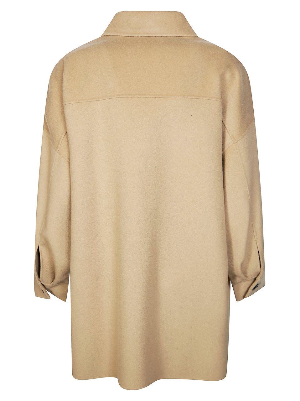 Max Mara Laser Loose Fit Flap Pocket Jacket Neutraal