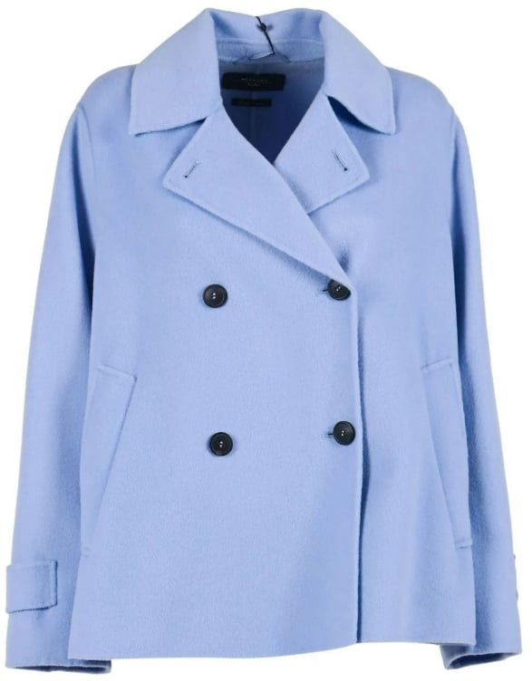 Max Mara Jackets Clear Blue Lichtblauw