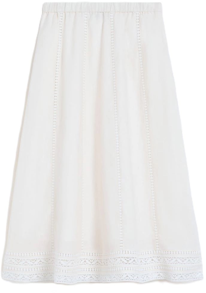 Max Mara Skirts Ecru Wit