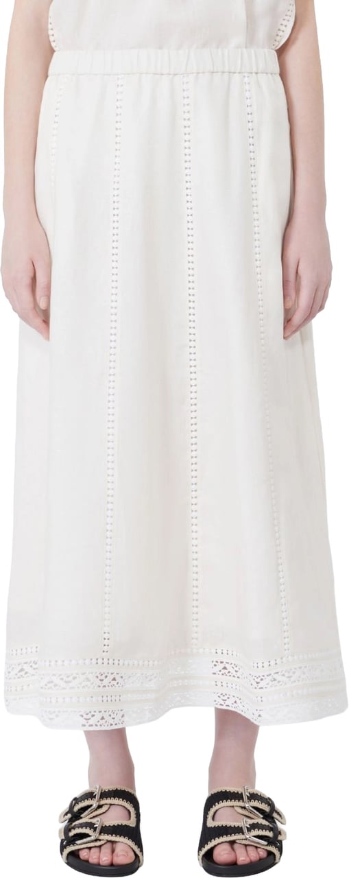 Max Mara Skirts Ecru Wit