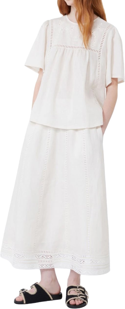 Max Mara Skirts Ecru Wit