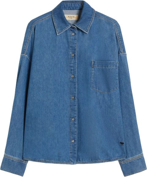 Max Mara Shirts Blue Blauw
