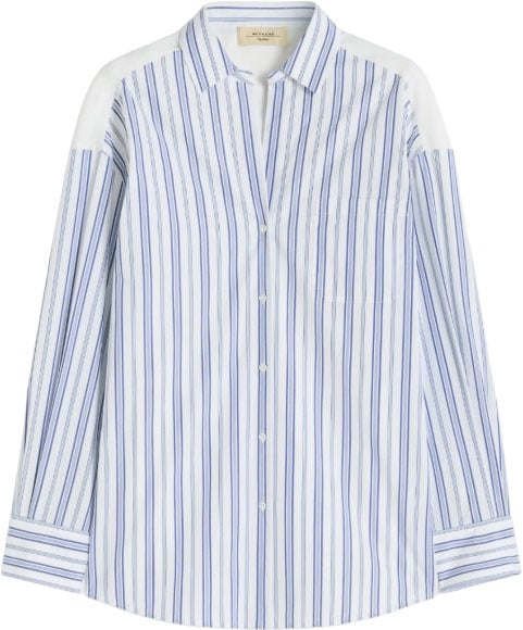 Max Mara WEEKEND MAX MARA POPELINE PURO COTONE UNITO E RIGATO Divers