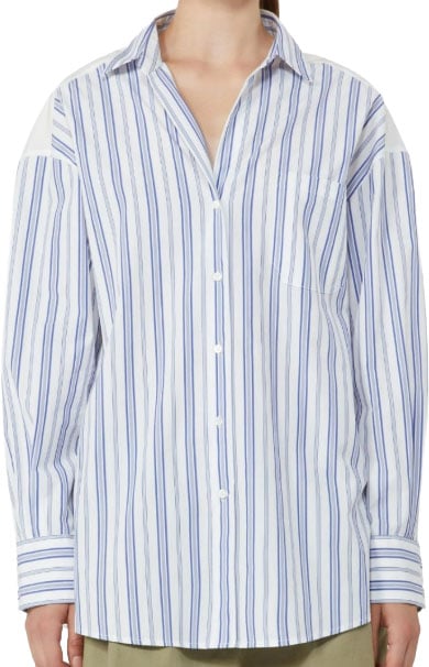 Max Mara WEEKEND MAX MARA POPELINE PURO COTONE UNITO E RIGATO Divers