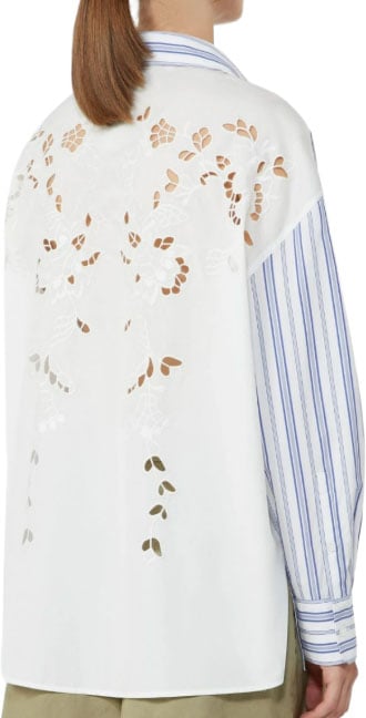 Max Mara WEEKEND MAX MARA POPELINE PURO COTONE UNITO E RIGATO Divers
