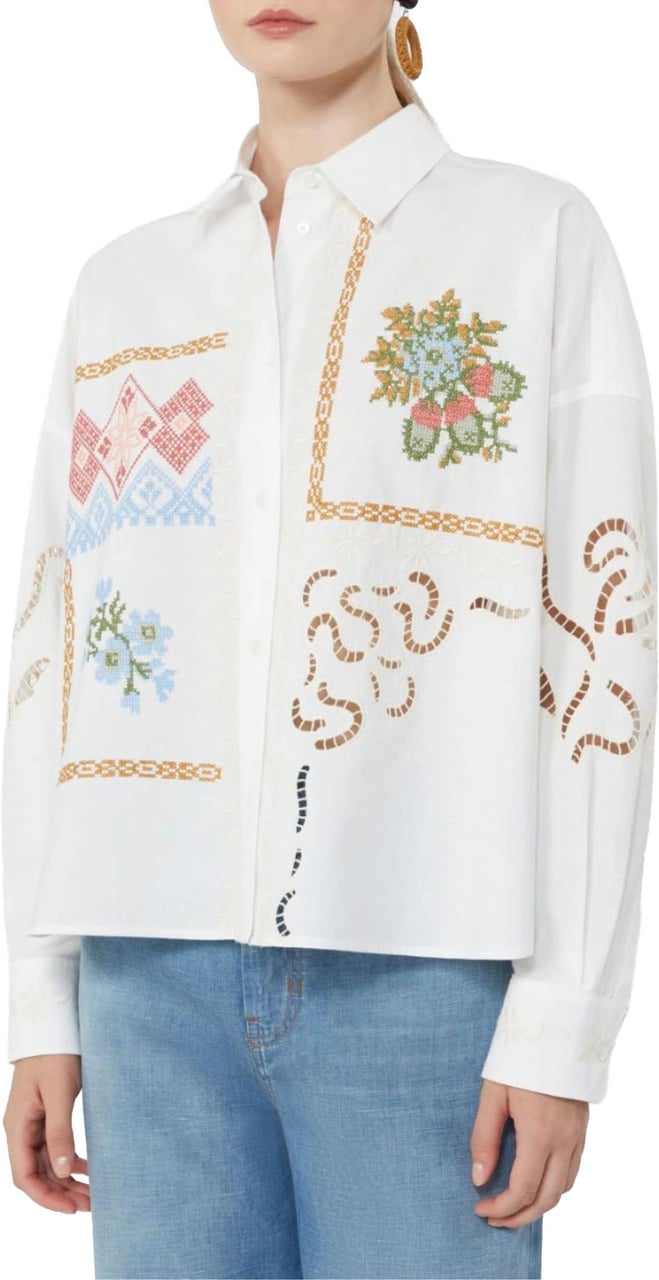 Max Mara Max Mara Weekend Wkdfonte Blouses Wit 2615111022600 Wit