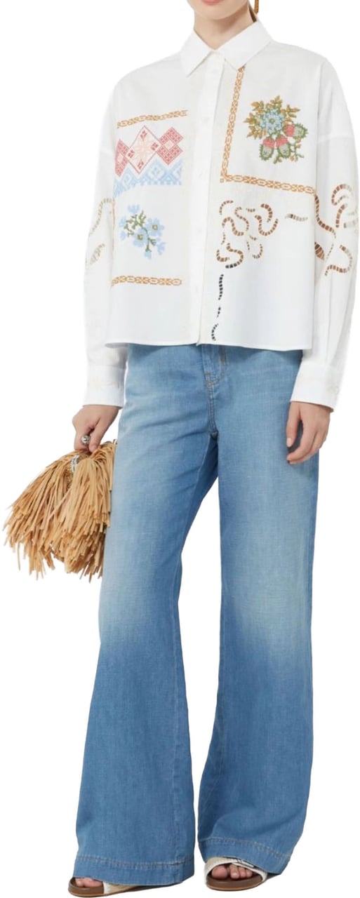 Max Mara Max Mara Weekend Wkdfonte Blouses Wit 2615111022600 Wit