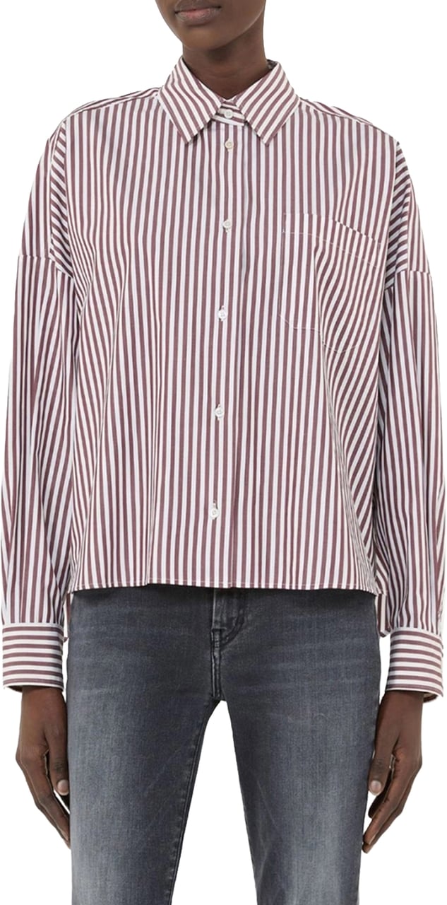 Max Mara Shirts Bordeaux Riga Bastonetto Divers