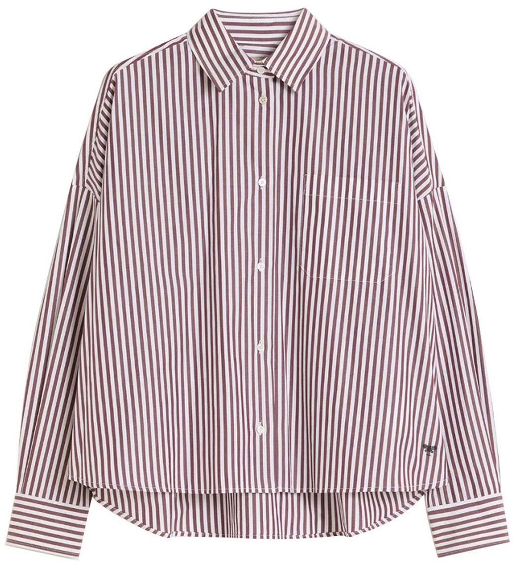Max Mara Shirts Bordeaux Riga Bastonetto Divers