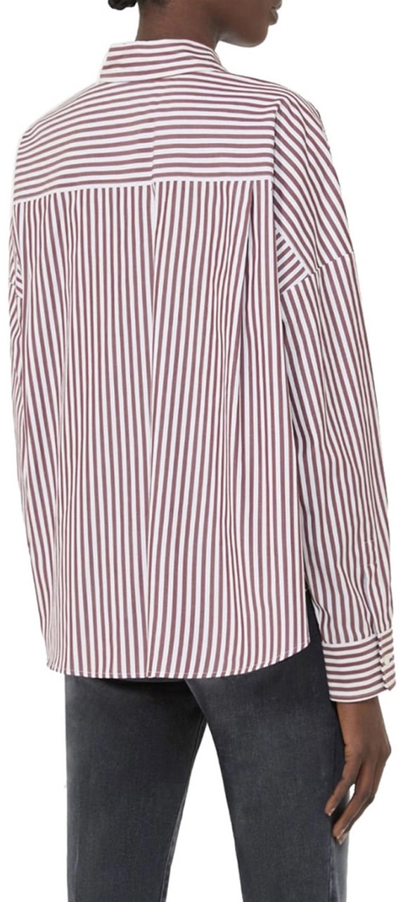 Max Mara Shirts Bordeaux Riga Bastonetto Divers