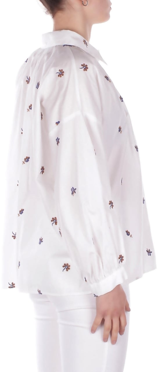 Max Mara Shirts Bianco Wit