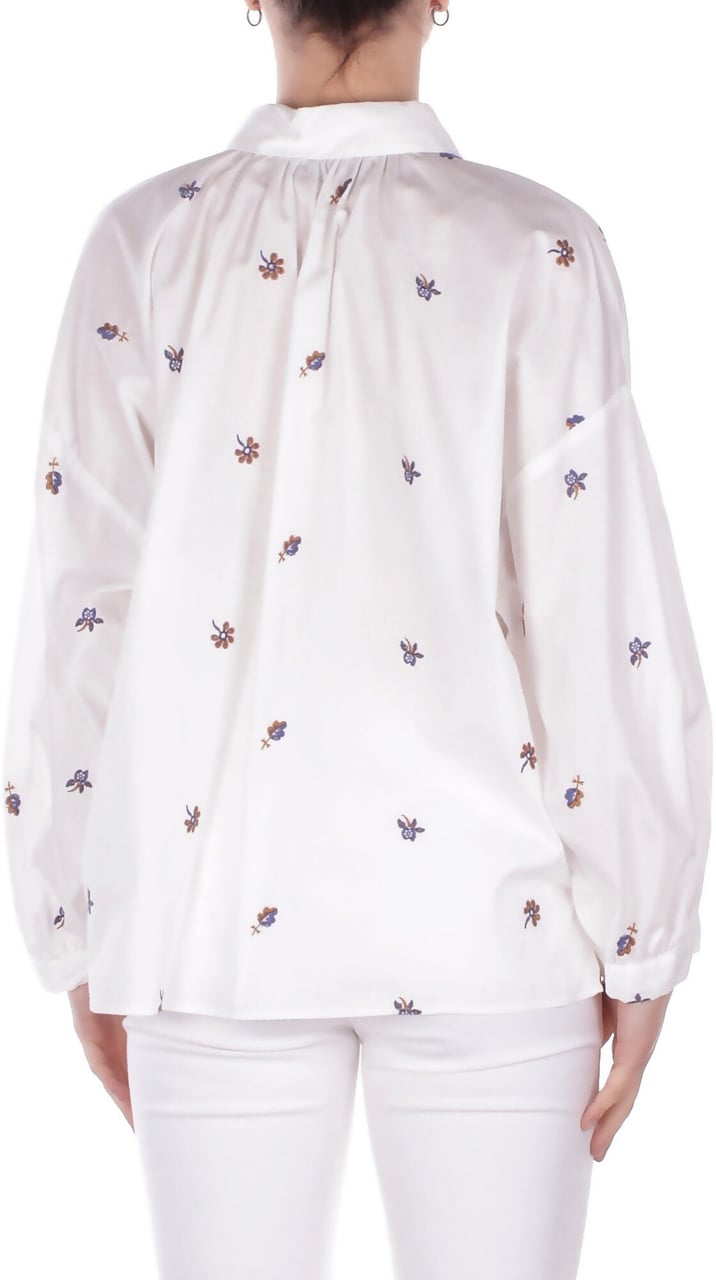 Max Mara Shirts Bianco Wit