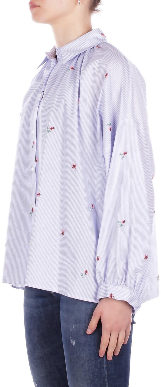 Max Mara Shirts Riga Celeste Blauw