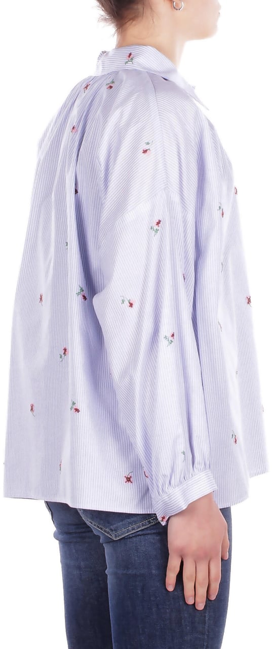 Max Mara Shirts Riga Celeste Lichtblauw