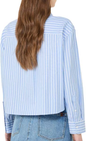 Max Mara Shirts Clear Blue Lichtblauw