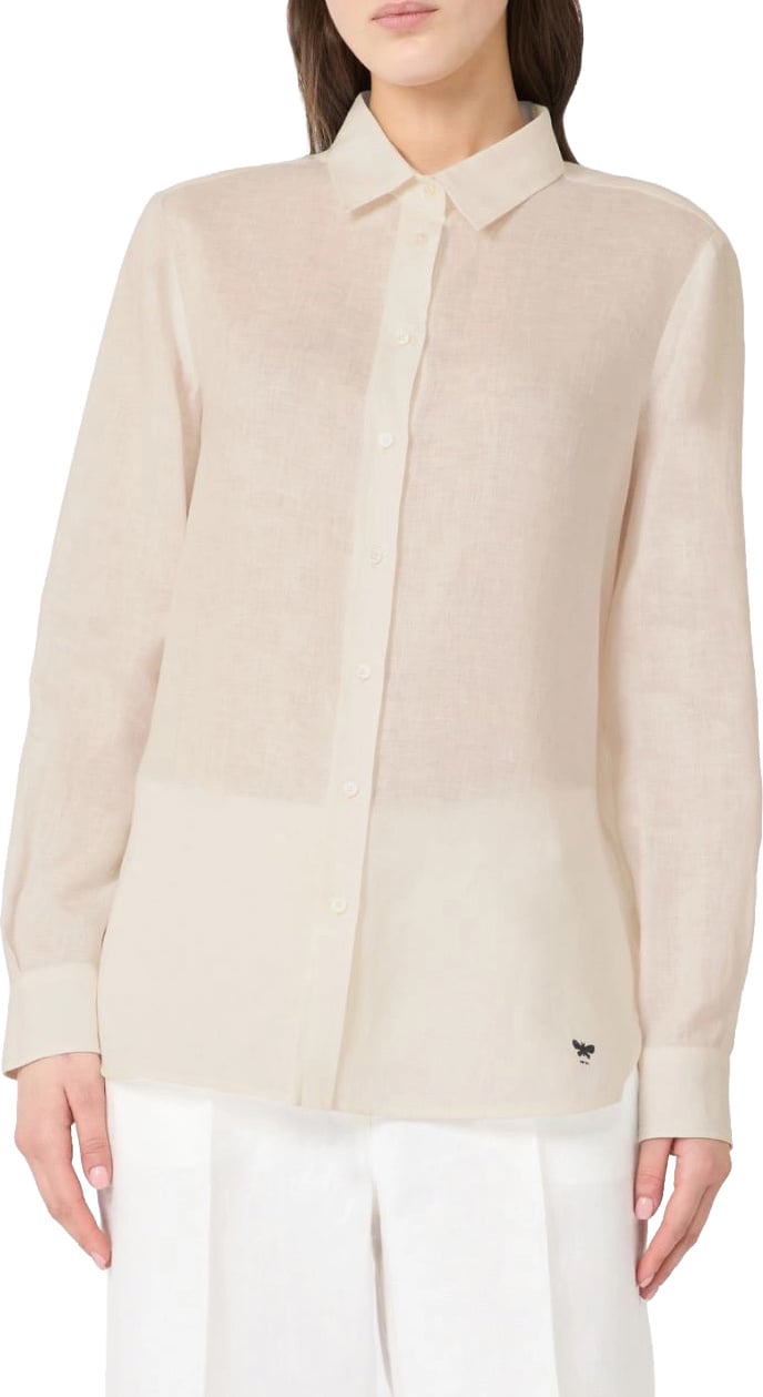 Max Mara Shirts Ecru Wit