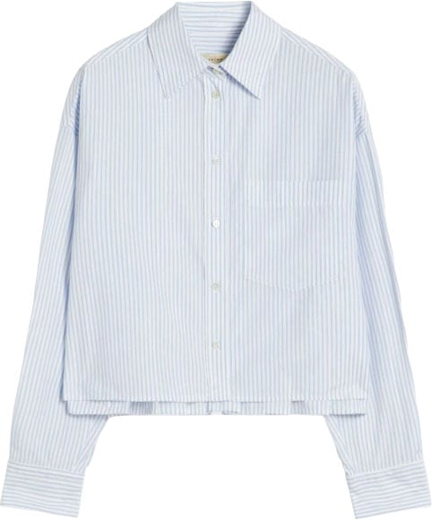 Max Mara Shirts Clear Blue Lichtblauw