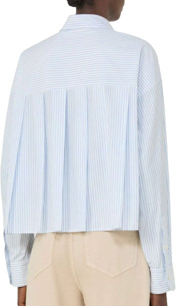 Max Mara Shirts Clear Blue Lichtblauw