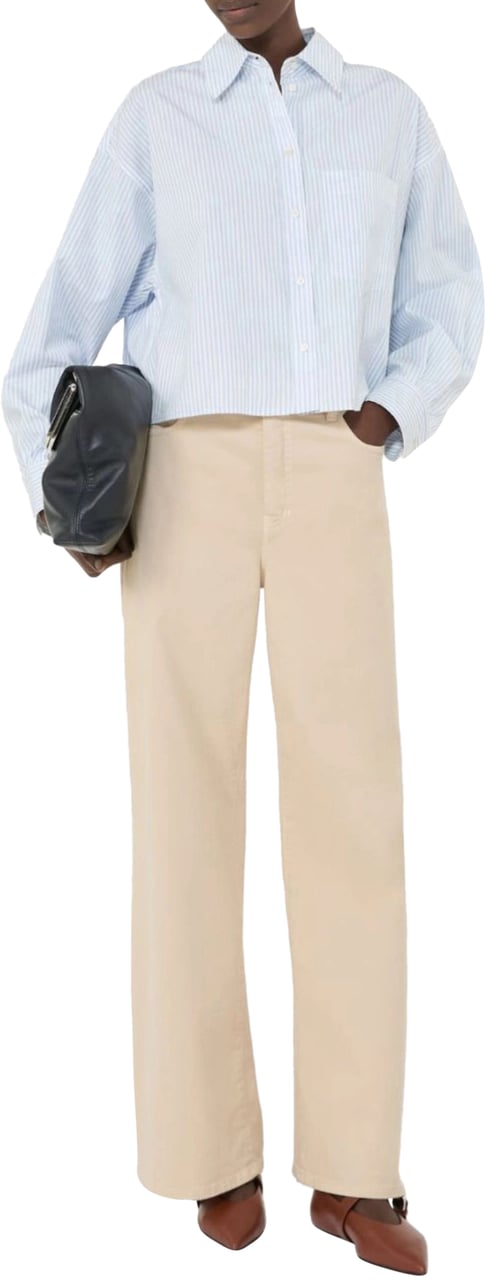 Max Mara Max Mara Weekend Wkdeden Blouses Lichtblauw 2615111091600 Blauw