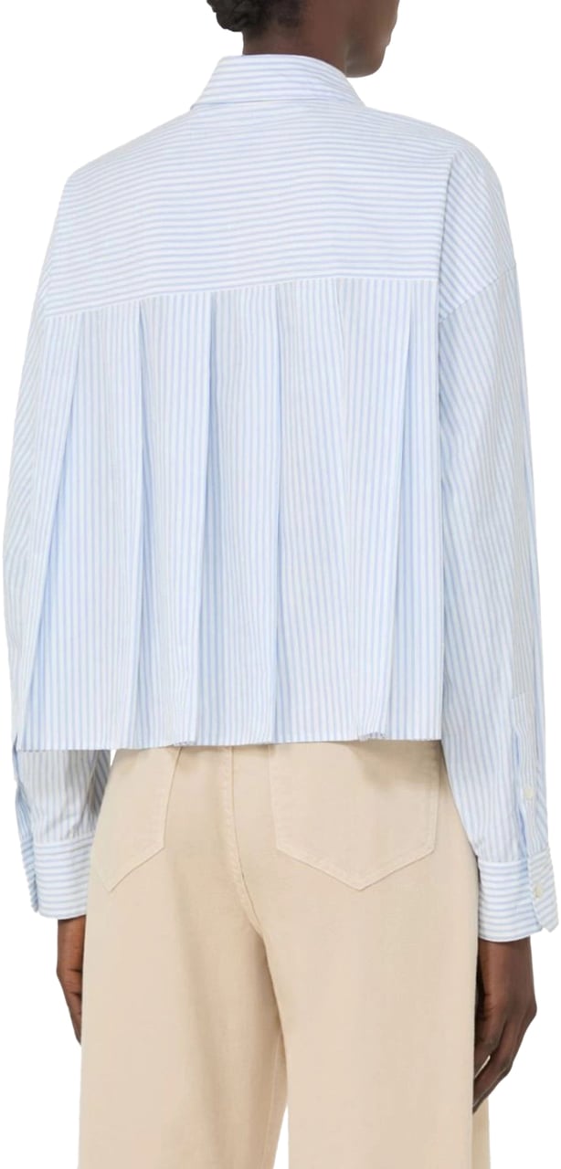 Max Mara Max Mara Weekend Wkdeden Blouses Lichtblauw 2615111091600 Blauw