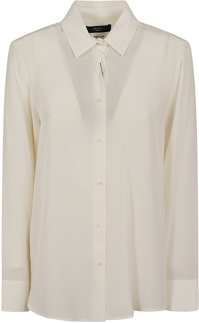 Max Mara WEEKEND MAX MARA CREPE DE CHINE PURA SETA LAVATO Wit
