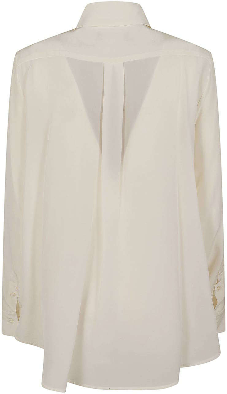 Max Mara WEEKEND MAX MARA CREPE DE CHINE PURA SETA LAVATO Wit