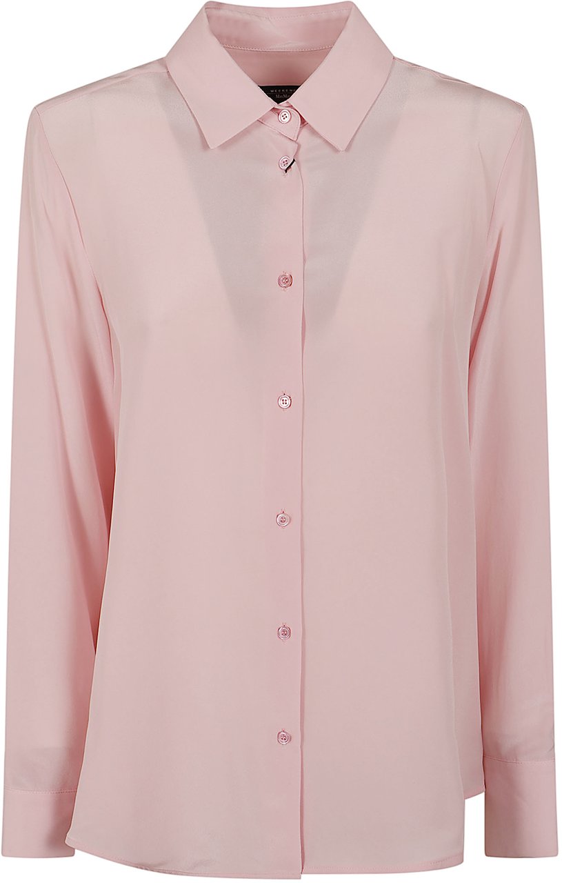 Max Mara WEEKEND MAX MARA CREPE DE CHINE PURA SETA LAVATO Paars
