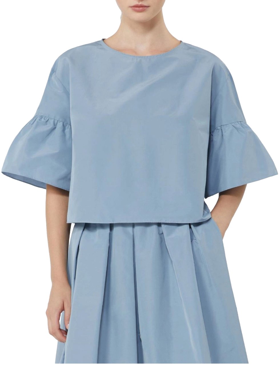 Max Mara Weekend Wkdbreak Tops Lichtblauw 2615111152600 Blauw