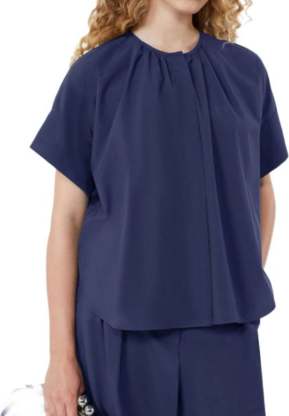 Max Mara Shirts Blue Navy