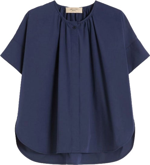 Max Mara Shirts Blue Navy